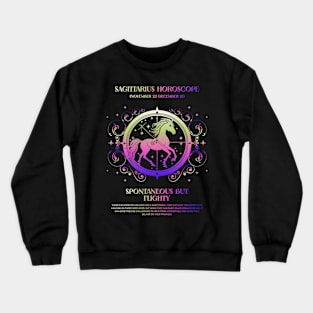 Sagittarius Zodiac Sign Crewneck Sweatshirt